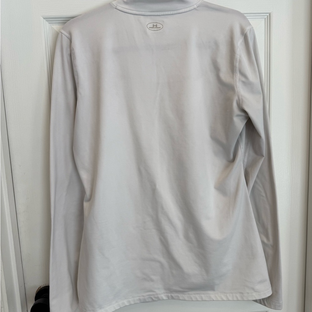 Under Armour Men's white Long Sleeve Tee Coldgear - Picture 3 of 4